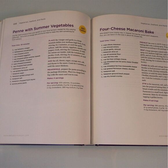 Eat up Slim Down Annual Recipes 95 Simply Delicious Recipes 2009 Hardcover - Picture 8 of 11